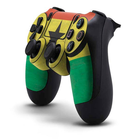 Ghana Flag Distressed PS4 Controller Skin