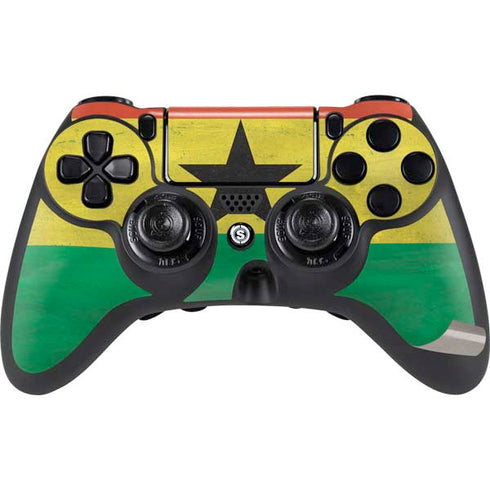 Ghana Flag Distressed PS4/PC SCUF Impact Controller Skin