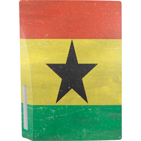 Ghana Flag Distressed PS5 Bundle Skin