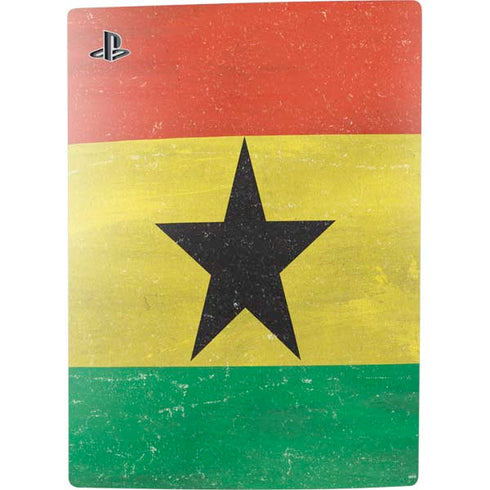 Ghana Flag Distressed PS5 Digital Edition Bundle Skin