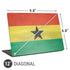 Ghana Flag Distressed Universal Laptop 12in (9.8 x 6.8in) Skin