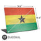 Ghana Flag Distressed Universal Laptop 18in (14.6 x 10.6in) Skin