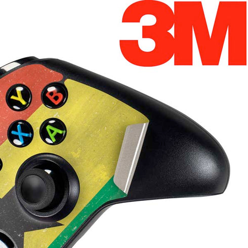Ghana Flag Distressed Xbox One Controller Skin