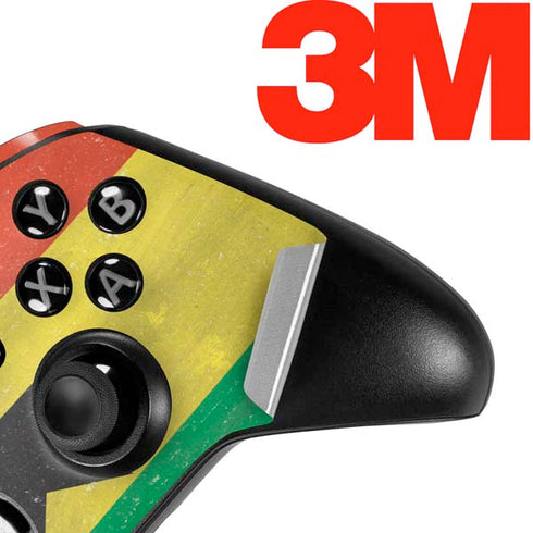 Ghana Flag Distressed Xbox One Elite Controller Skin