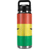 Ghana Flag Distressed YETI Rambler 26oz Bottle Skin