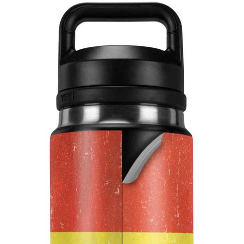 Ghana Flag Distressed YETI Rambler 26oz Bottle Skin