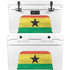 Ghana Flag Distressed YETI Tundra 45 Hard Cooler Skin
