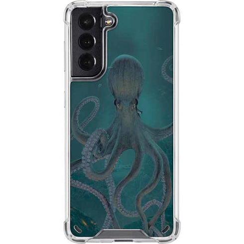 Vincent Hie Giant Octopus Galaxy S21 5G Clear Case