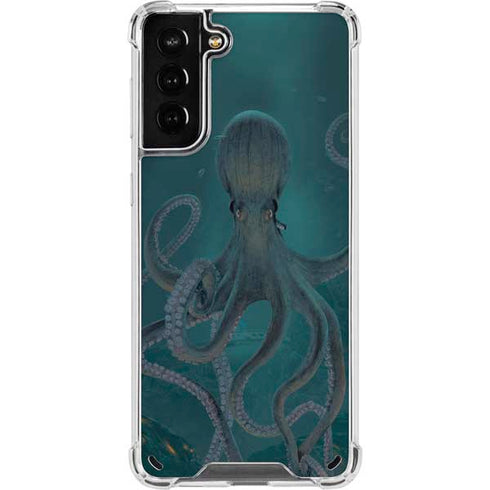 Vincent Hie Giant Octopus Galaxy S21 Plus 5G Clear Case