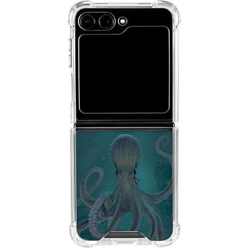 Giant Octopus by Vincent Hie Galaxy Z Flip5 5G Clear Case