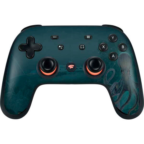 Vincent Hie Giant Octopus Google Stadia Controller Skin