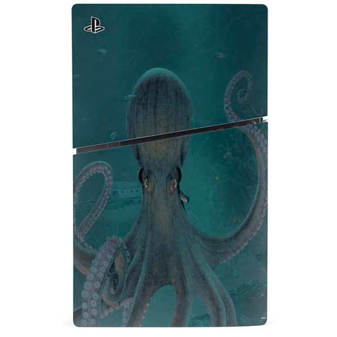 Giant Octopus by Vincent Hie PS5 Slim Disk Bundle Skin