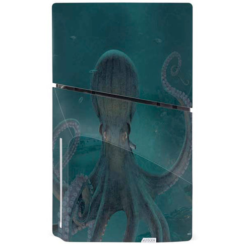 Giant Octopus by Vincent Hie PS5 Slim Disk Console Skin