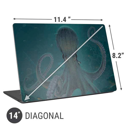 Vincent Hie Giant Octopus Universal Laptop 14in (11.4 x 8.2in) Skin