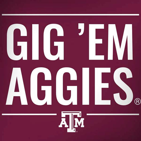 Texas A&M University Gig Em Aggies Dell Alienware Skin