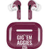 Texas A&M University Gig Em Aggies Apple AirPods Pro Skin
