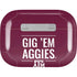 Texas A&M University Gig Em Aggies Apple AirPods Pro Skin