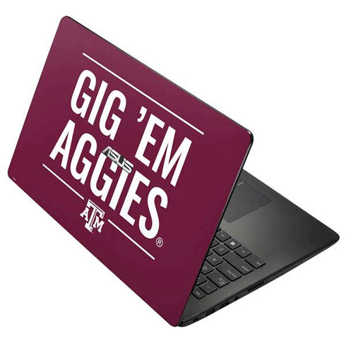 Texas A&M University Gig Em Aggies Asus X502CA 15.6 Skin