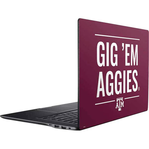 Texas A&M University Gig Em Aggies Ativ Book 9 (15.6in 2014) Skin