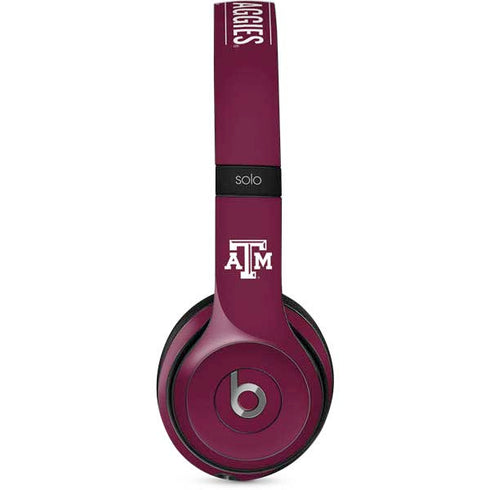 Texas A&M University Gig Em Aggies Beats Solo 2 Wired Skin