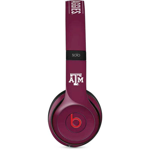Texas A&M University Gig Em Aggies Beats Solo 2 Wireless Skin