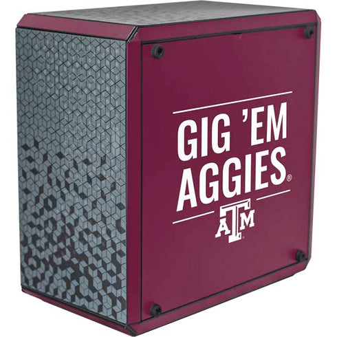 Texas A&M University Gig Em Aggies Cooler Master MasterBox Q300L Mini Tower Skin