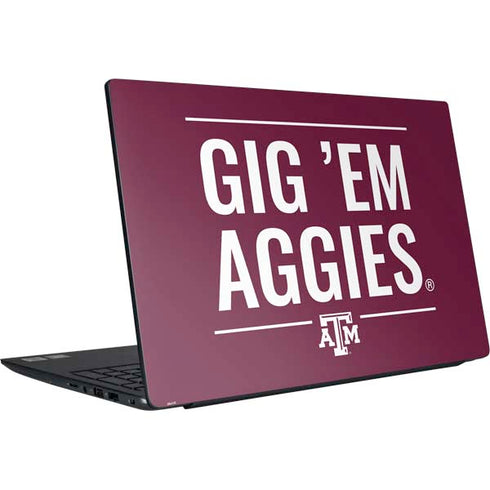 Texas A&M University Gig Em Aggies Dell Vostro Skin