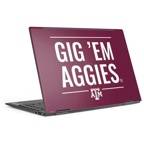 Texas A&M University Gig Em Aggies HP Envy Skin