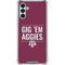 Texas A&M University Gig Em Aggies Galaxy A13 5G Clear Case
