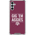 Texas A&M University Gig Em Aggies Galaxy A13 5G Clear Case