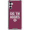 Texas A&M University Gig Em Aggies Galaxy A14 5G Clear Case