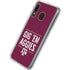 Texas A&M University Gig Em Aggies Galaxy A20 Clear Case