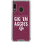 Texas A&M University Gig Em Aggies Galaxy A30 Clear Case