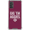Texas A&M University Gig Em Aggies Galaxy A32 5G Clear Case