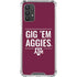 Texas A&M University Gig Em Aggies Galaxy A32 5G Clear Case
