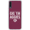Texas A&M University Gig Em Aggies Galaxy A50 Clear Case