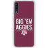 Texas A&M University Gig Em Aggies Galaxy A50 Clear Case