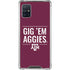Texas A&M University Gig Em Aggies Galaxy A51 5G Clear Case