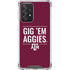Texas A&M University Gig Em Aggies Galaxy A52 5G Clear Case