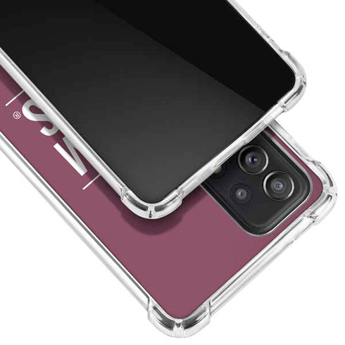 Texas A&M University Gig Em Aggies Galaxy A52 5G Clear Case