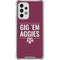 Texas A&M University Gig Em Aggies Galaxy A53 5G Clear Case