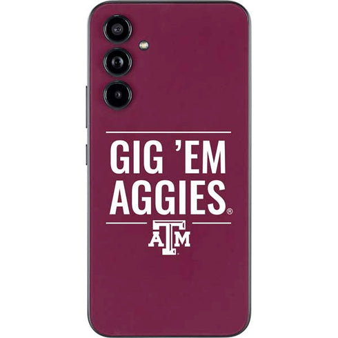 Texas A&M University Gig Em Aggies Galaxy A54 5G Skin