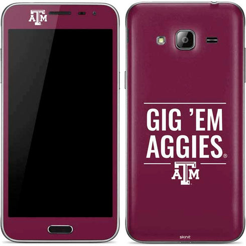 Texas A&M University Gig Em Aggies Galaxy J3 Skin