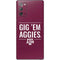 Texas A&M University Gig Em Aggies Galaxy Note20 5G Skin