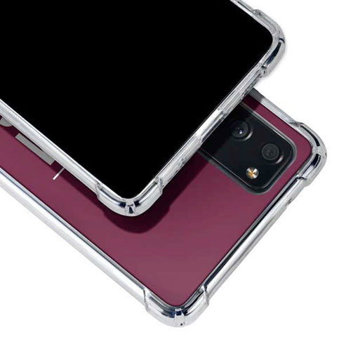 Texas A&M University Gig Em Aggies Galaxy S20 FE Clear Case