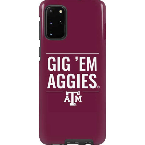 Texas A&M University Gig Em Aggies Galaxy S20 Plus Pro Case