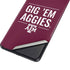 Texas A&M University Gig Em Aggies Galaxy S21 5G Skin