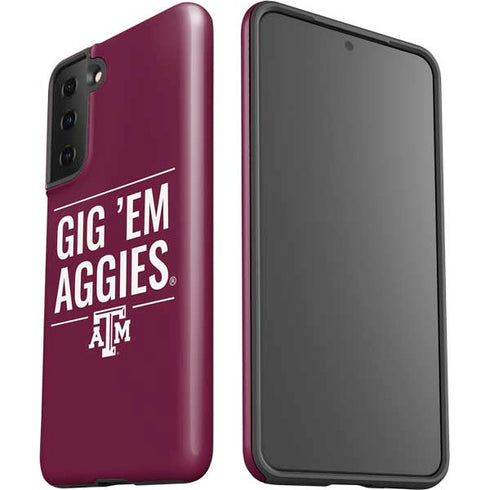 Texas A&M University Gig Em Aggies Galaxy S21 FE Pro Case