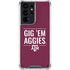 Texas A&M University Gig Em Aggies Galaxy S21 Ultra 5G Clear Case