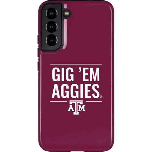 Texas A&M University Gig Em Aggies Galaxy S22 Plus Pro Case